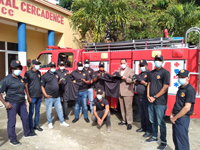 DONACION GORRA Y TSHIRT BOMBEROS EL CERCADO